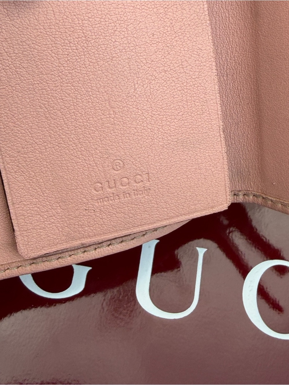 Gucci Pink GG Canvas Key Holder - Picture 7 of 10